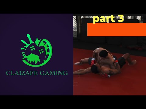 UFC 4 career mode gameplay/ part 3 heavy bag and wrestling training
