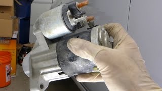 Ford Mustang 3.7L V6 Starter Replacement - Removal and Installation (2012 - 2014)