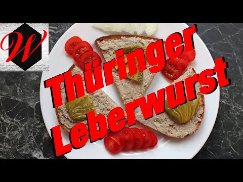 Thüringer Leberwurst selber machen einfach und lecker // 4K Video //