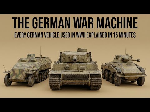 Every German Vehicle Used In WWII EXPLAINED in 15 Minutes