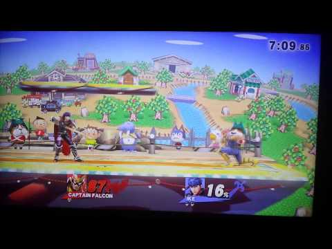 Ssb4 Ike v Falcon clip