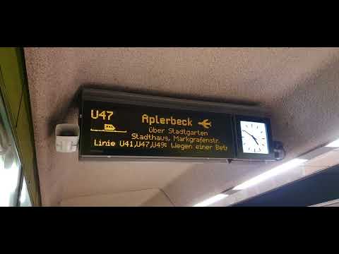 Bahnsteigansage der Dortmunder Stadtbahn in Dortmund Kampstraße