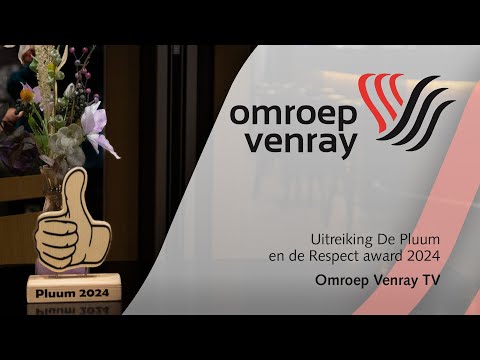 Uitreiking De Pluum & Respect Award 2024