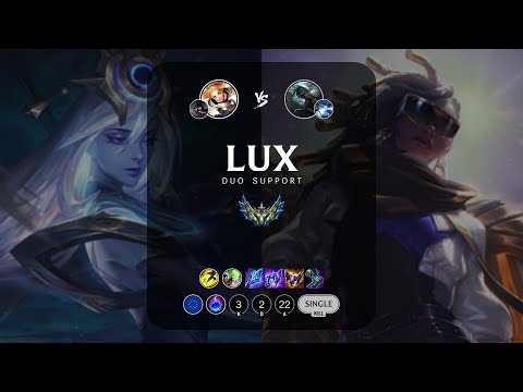 Lux Support vs Senna - EUW Challenger Patch 12.21