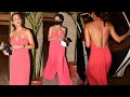 Malaika Arora Turns Heads With Her Trendy Coral Red Jumpsuit