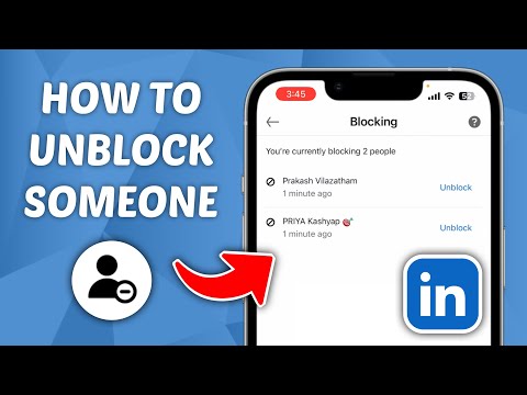 How to Unblock Accounts on LinkedIn - YouTube