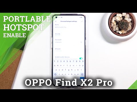 How to Create Personal Hotspot in OPPO Find X2 Pro - Share Mobile Data