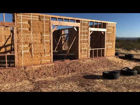 Straw Bale House Build update