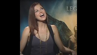 Adrianne Palicki confronted by Gordon Keith. She charms everyone.