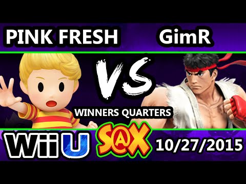 S@X 121 - VGBC | GimR (Ryu) Vs. Pink Fresh (Lucas) SSB4 Winners Quarters - Smash Wii U - Smash 4