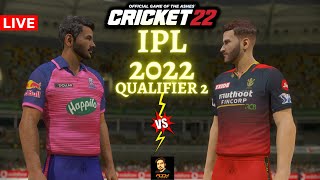 IPL 2022 Qualifier 2 - Rajasthan Royals vs Royal Challengers Bangalore - Cricket 22 Live - RtxVivek