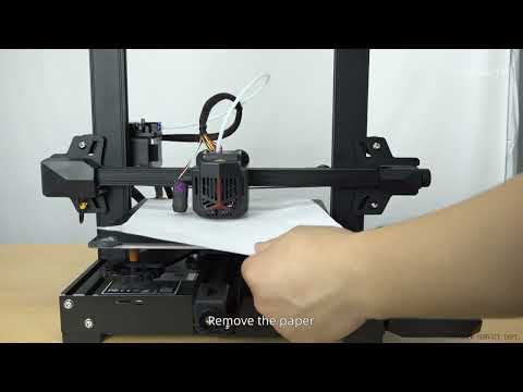 Service tutorial Ender - 3 V2 Neo leveling and printing