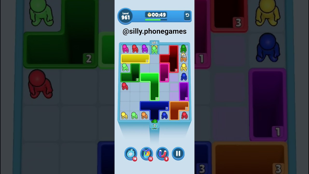 Drop Away Level 961 Walkthrough Solution