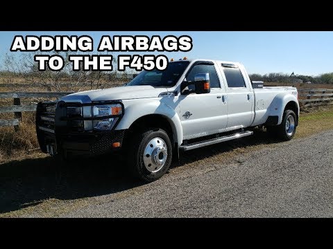 The Ford F450 gets a BIG Upgrade! Air Lift Airbags
