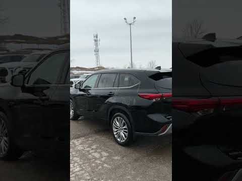 2023 Toyota Highlander in Black for sale at Forbes Waterloo Toyota in Waterloo, ON