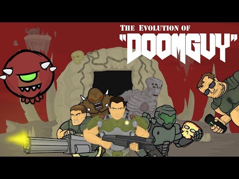 The Evolution of "DOOMGUY" (Cartoon) From DooM 1,2 to DOOM:Eternal