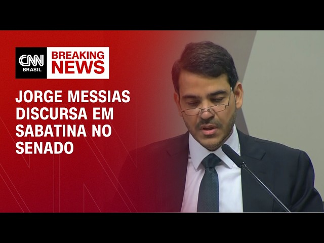 Jorge Messias faz apresentação inicial em sabatina; veja a íntegra | LIVE CNN