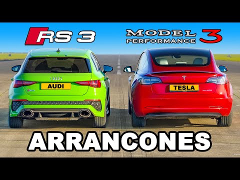 Audi RS3 vs Tesla Model 3 Performance: ARRANCONES