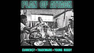 Curren$y, Trademark Da Skydiver &amp; Young Roddy - &quot;Plan of Attack&quot; [Official Audio]