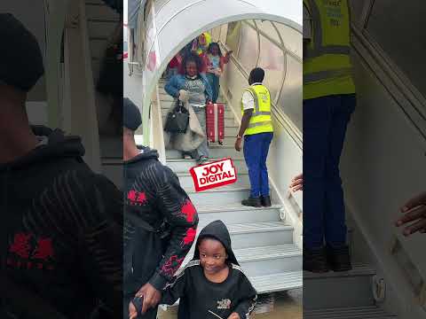 Watch: 3rd Batch of Evacuated Ghanaians Touches Down in Accra