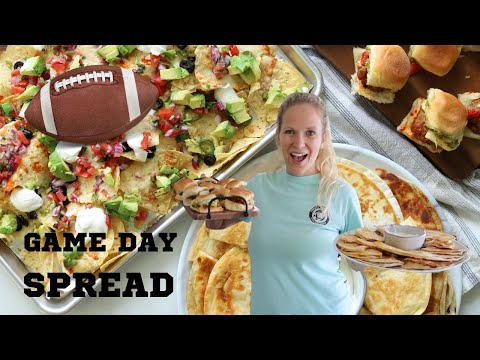 Game Day Spread in an Hour | The Best Football Food Recipe Ideas