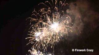 Castillo de fuegos artificiales, en el Paseo de la Alameda.17-03-2012