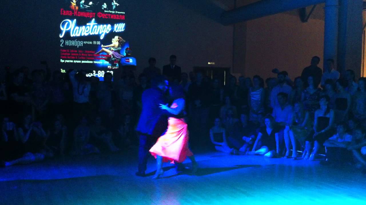 Maestros Mariano "Chicho" Frúmboli y Juana Sepulveda, Planetango Festival in Moscow