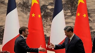 Desde Pekín, Macron llama a "superar" los desacuerdos con China