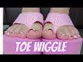 French Pedi Toe Wiggling Wedge Flip Flops