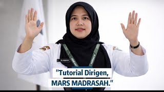 Download lagu Tutorial Dirigen _ Mars Madrasah _ gema madrasah membahana di persada bumi nusantara mp3
