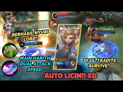 MAIN HARITH DUAL ATTACK SPEED AUTO LICIN COY!! | HARITH TOP PLAYER - MLBB