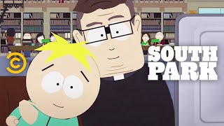 Butters and Father Maxi Bond Over Jesus - South Park