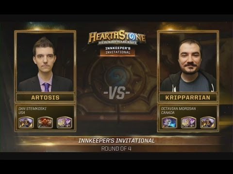 Hearthstone Artosis VS Kripparrian Game 1