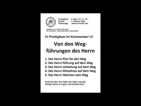 February 2, 2020 - From the Lord's Journeys