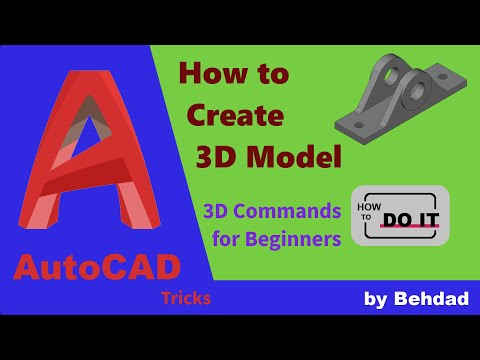 AutoCAD 2023 - 3D #Tutorial for #Beginners