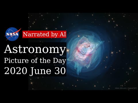 APOD: 2020-06-30 - Bright Planetary Nebula NGC 7027 from Hubble (Narrated by Amy)