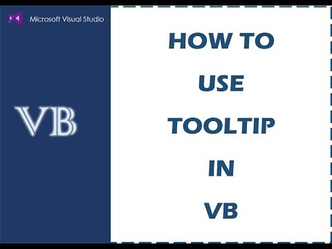 Visual Basic Tooltip Using