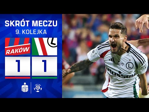 Raków - Legia | SKRÓT | Piękny gol Stojanovicia i karny! Hit na remis | Ekstraklasa 2025/26