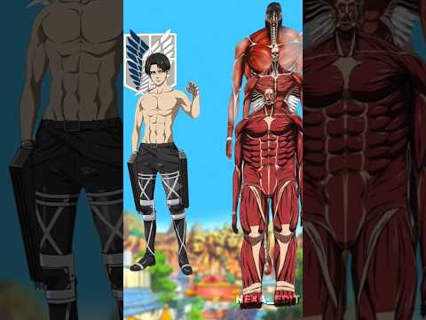 Levi vs all Titan #anime #levi  #shorts #attackontitan