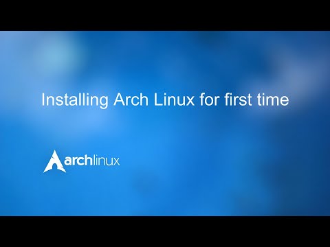 Installing Arch Linux for the first time after so many fail attempts