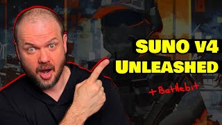 SUNO V4 is Amazing! (live stream replay) Let's play Battlebit and listen to AI music.