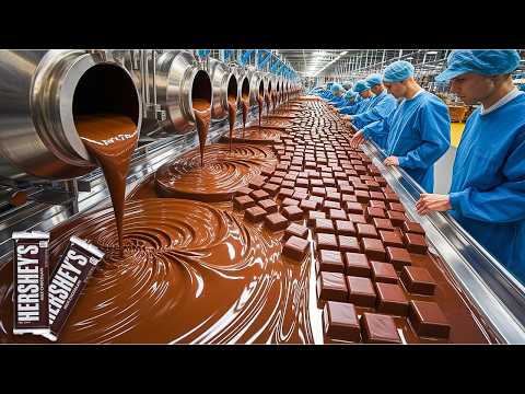 How Hershey's Chocolate Is Made in a Factory