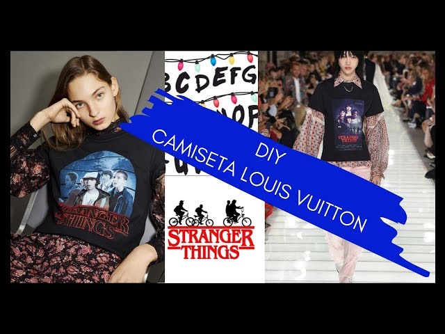 Vídeo relacionado con Stranger Things Eleven Lightning Poster Camiseta de Mujer, Negro, L
