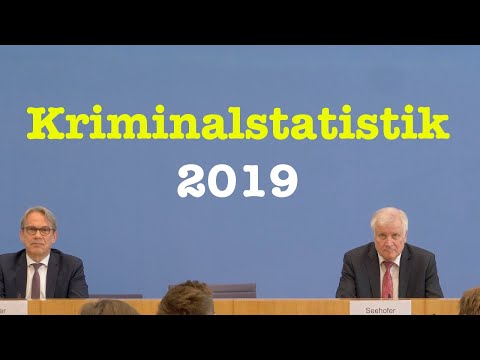 Polizeiliche Kriminalstatistik &amp; Politisch motivierte Kriminalität 2019 | BPK 27. Mai 2020