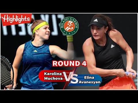 Karolinaa Muchovaa vs Elinaa Avanesyan ROUND 4 FULL MATCH Highlightss | WTA Parriis Open 2023