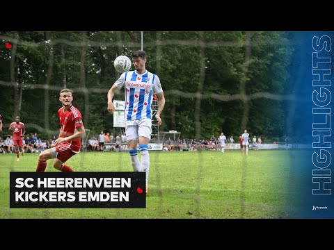 🎥⚽ Ook derde oefenwedstrijd = winst | Highlights sc Heerenveen - Kickers Emden