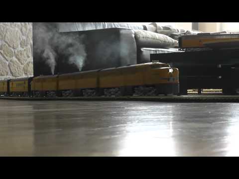 Indoor g scale Alco PA1 with Union Pacific City Of Los Angeles