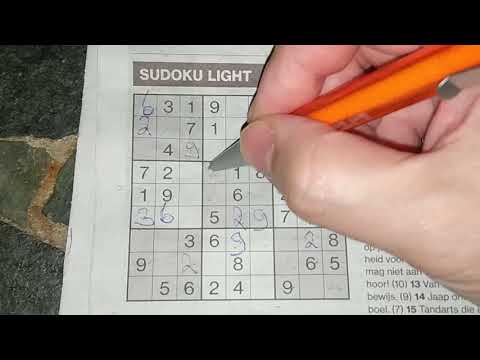 Valentines day, 2 puzzles for Sudoku lovers. (#439) Light Sudoku puzzle. 02-14-2020 part 1 of 2