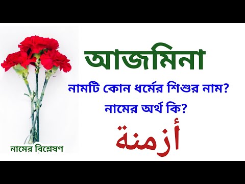 আজমিনা নামের অর্থ কি | Azmina name meanings | What is the meanings of Azmina? | Easy Online TV