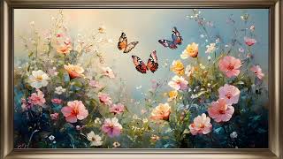 Garden Butterflies Frame TV Art | Elegant Nature Decor for Your Home🦋🌸